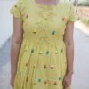 Yellow Mulchanderi Frock(LIVA001)