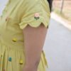 Yellow Mulchanderi Frock(LIVA001)
