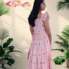 Untitled design (19) Pink Mulchanderi Frock(LIVA002)