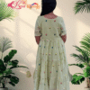 Pista Green Mulchanderi Frock(LIVA003)