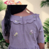 Purple Mulchanderi Frock(LIVA006)