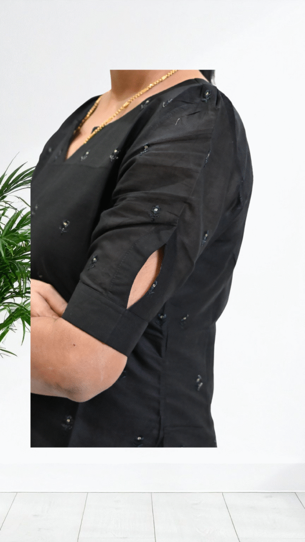 Untitled design (65) Black MulCotton Kurta