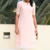 Pastel Peach Mul Cotton Kurti
