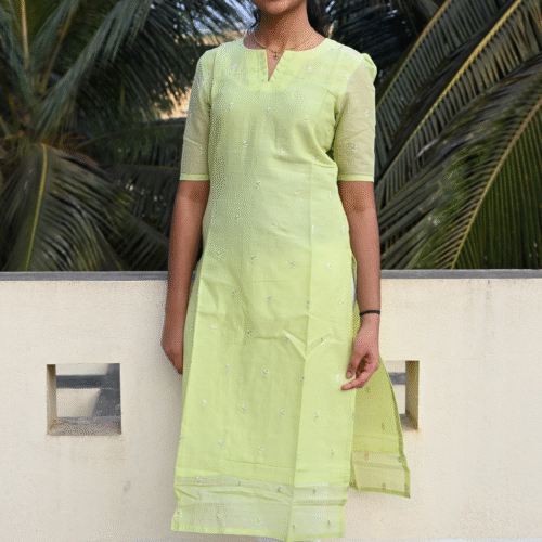 Pastel Green MulCotton Kurta