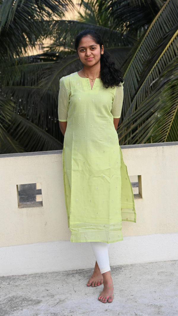 Pastel Green MulCotton Kurta